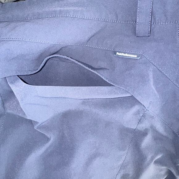 Peak Performance Mens Shorts XXL Style: Method SH Navy Blue 11" INSEAM, Pockets - Picture 13 of 15